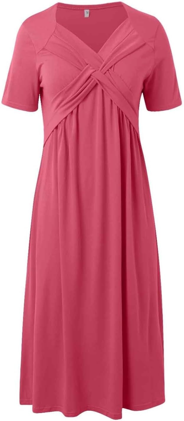 Maryjane | Robe Midi Femme | Décolleté en V