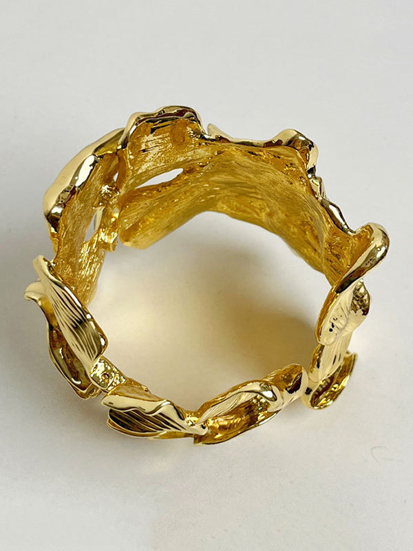 Bracelet géométrique en forme de fleur