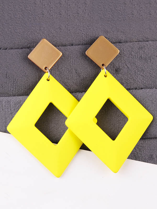 Boucles d'oreilles géométriques