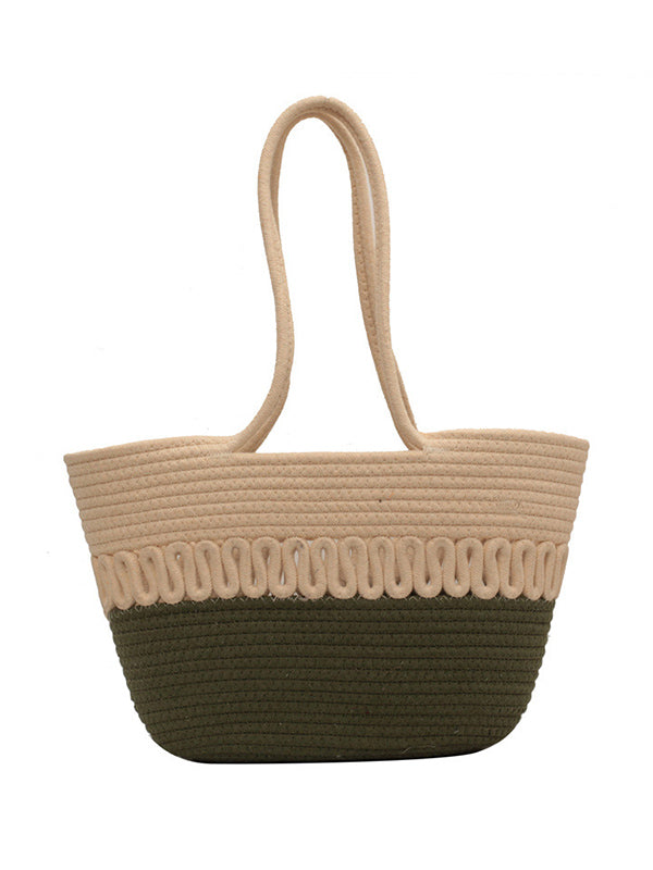 Sac à main ajouré couleur contrastée