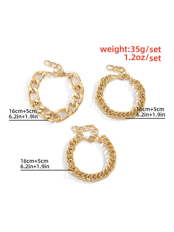 Bracelet ajouré à chaîne