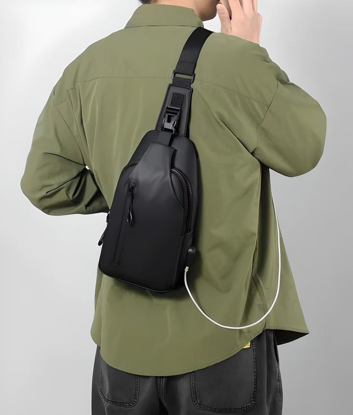 Sac à bandoulière imperméable pour hommes | Anti-vol