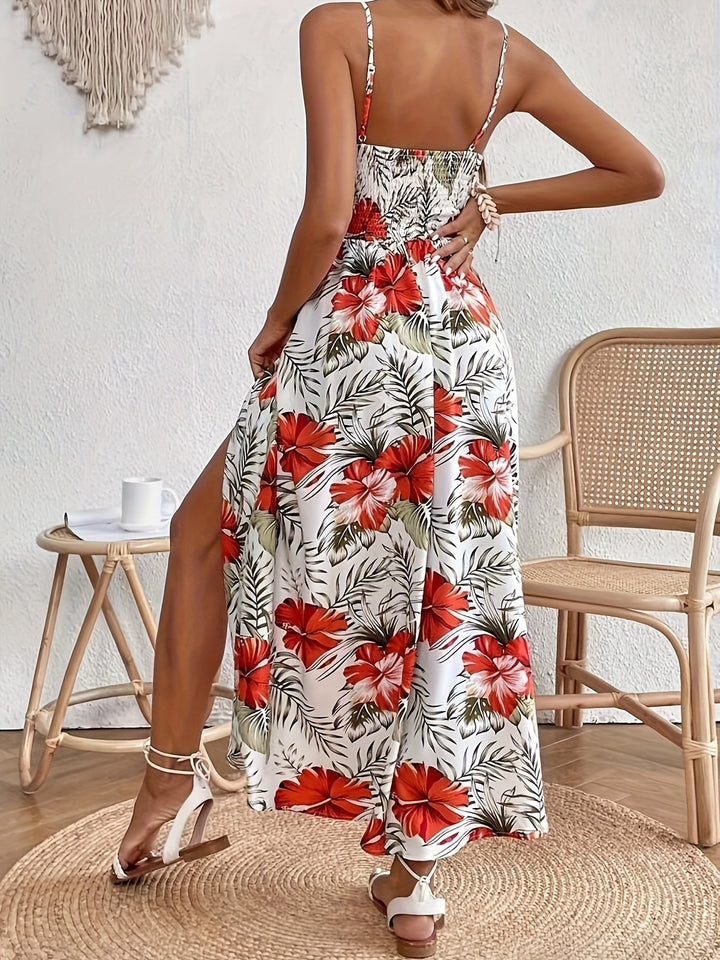 Tessa | Robe Maxi à Fleurs en Élégance Boho