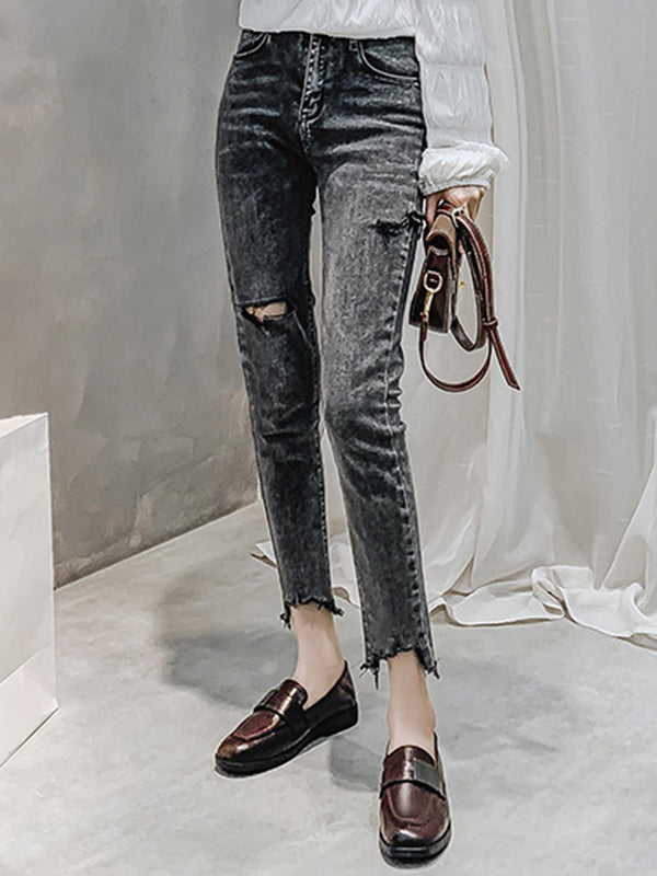 Mocassins à bout carré à coupe peu profonde