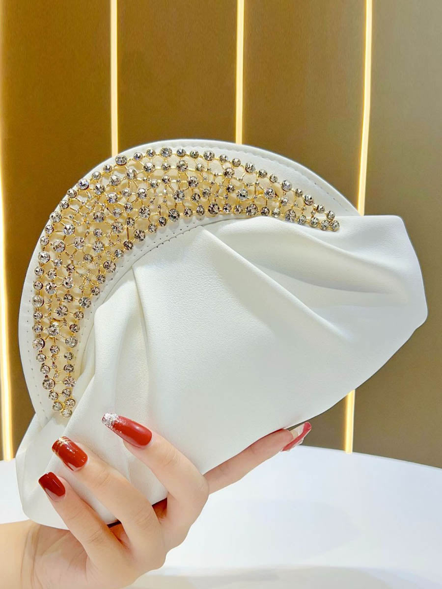 Sac à main à chaîne, à strass