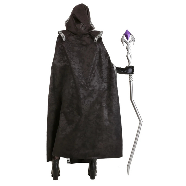 Costume d'Halloween Femme Sorcière avec Capuche | Cape & Body Cintré