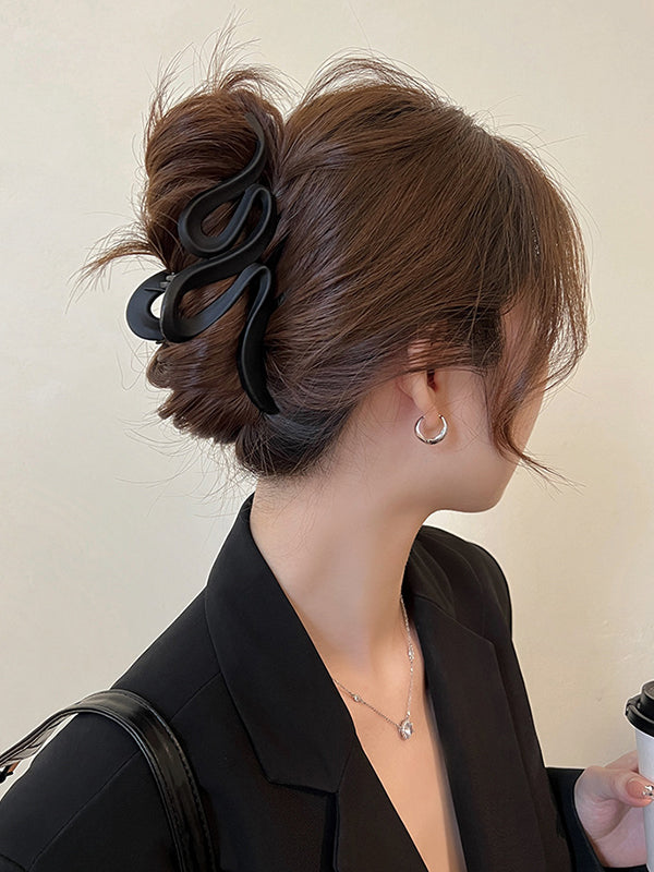 Pince à cheveux griffe géométrique