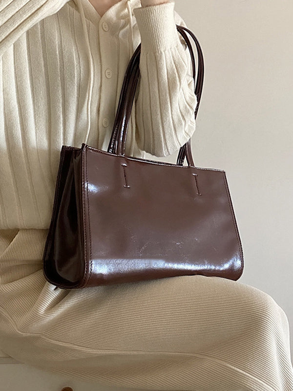 Accessoires simples de sacs en PU de couleur unie