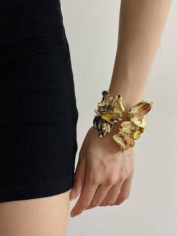 Bracelet géométrique en forme de fleur