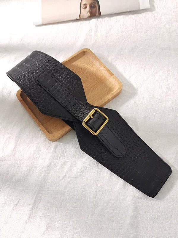 Boucle de ceinture Ceintures de taille géométriques à empiècements & Poignets de cuisse