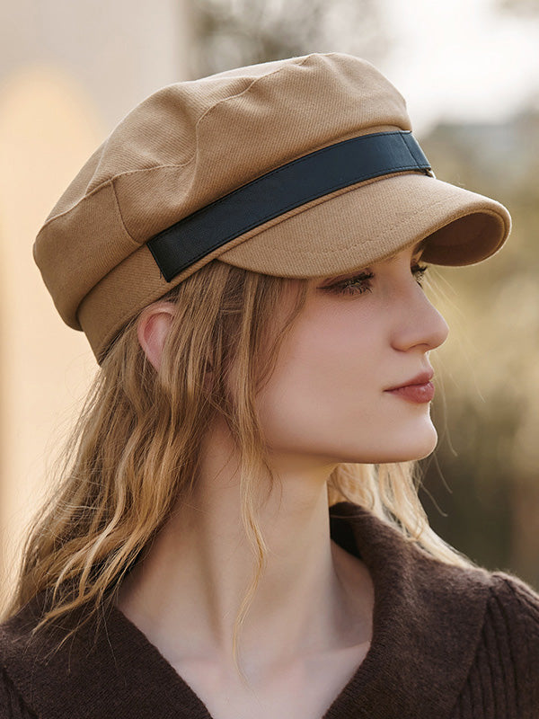 Béret rétro artistique à chaîne