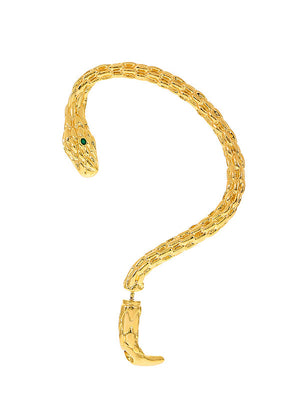 Boucles d'oreilles contour d'oreille en forme de serpent