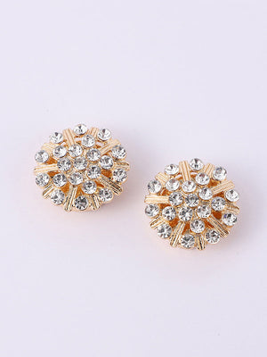 Accessoires de boutons de manchette amovibles avec strass