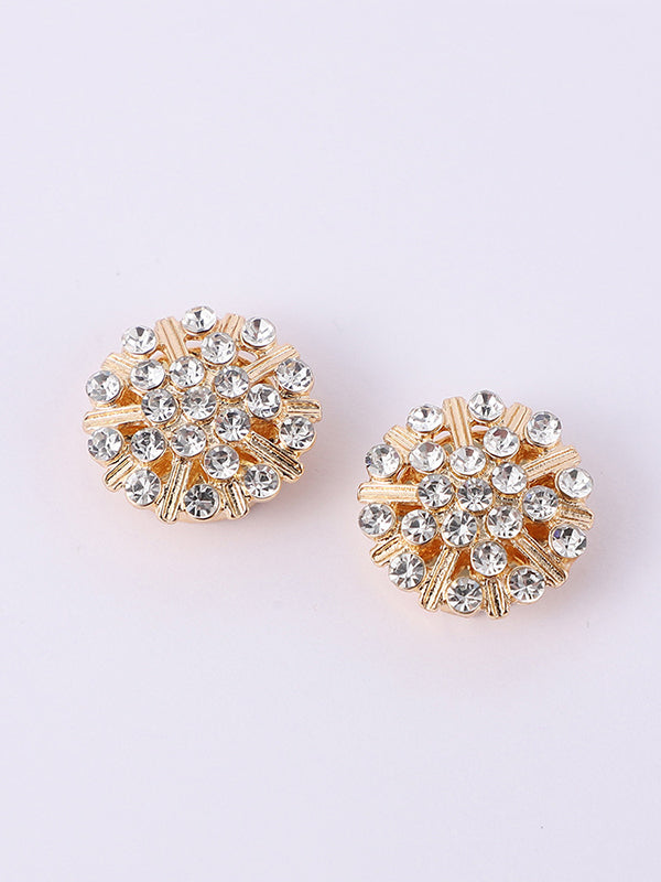 Accessoires de boutons de manchette amovibles avec strass