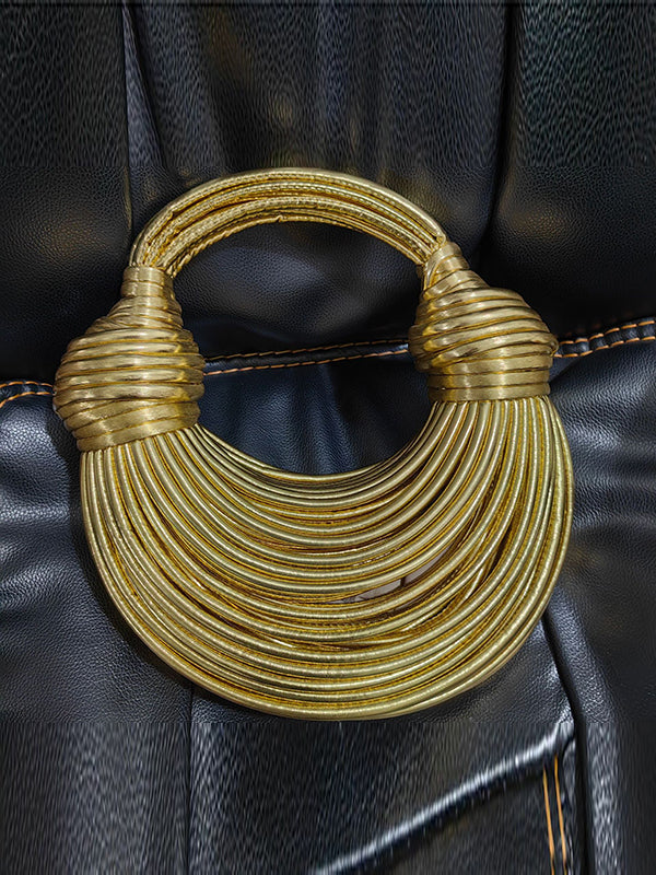 Sac à pompons, couleur unie