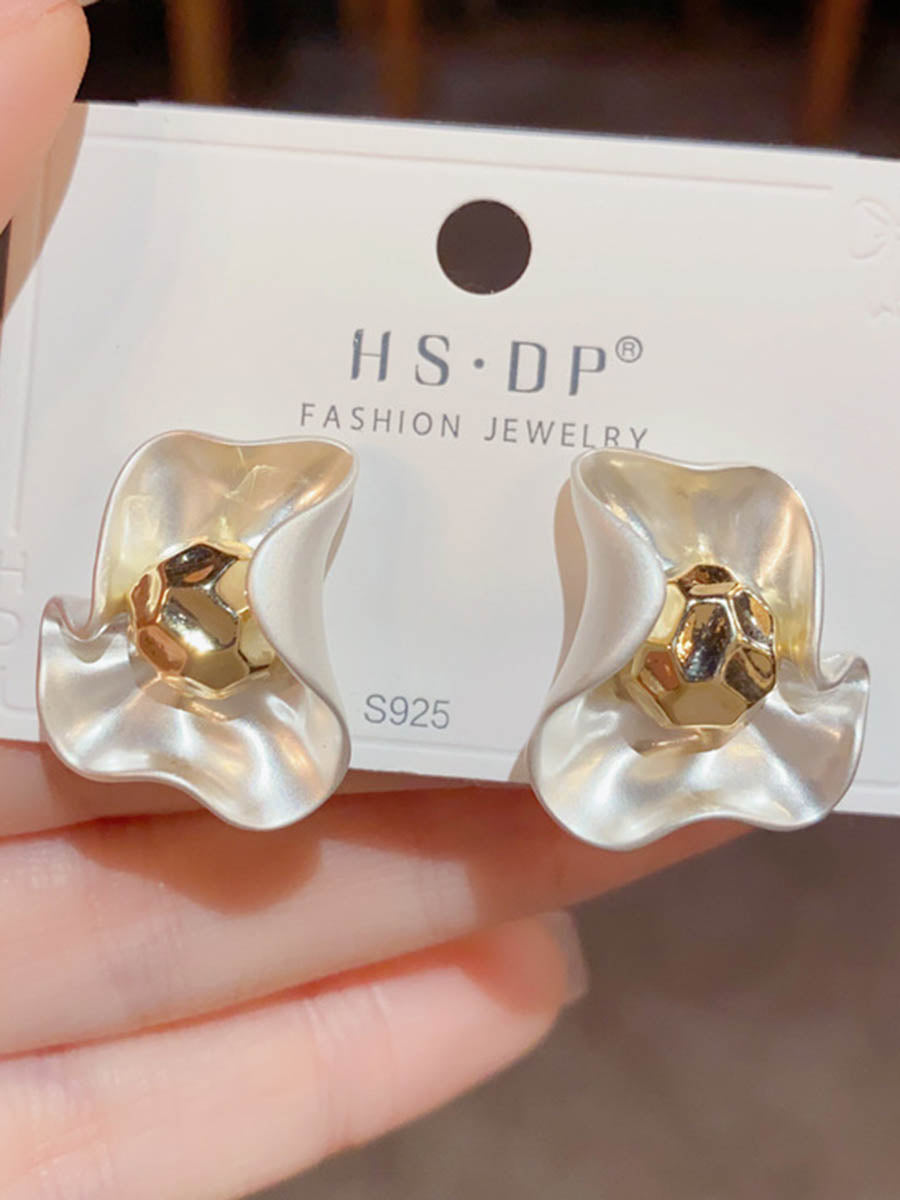 Boucles d'oreilles en forme de fleur