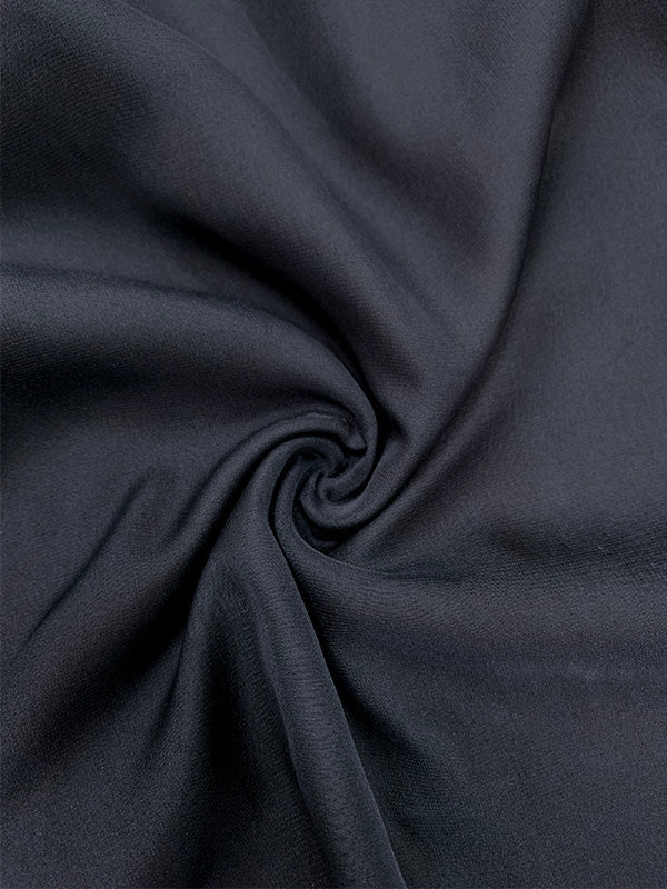Robe longue ample plissée transparente effet deux pièces, en gaze, à col rond