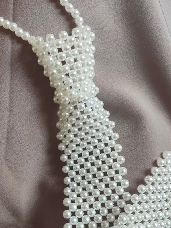 Collier géométrique ajouré