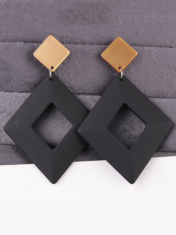 Boucles d'oreilles géométriques