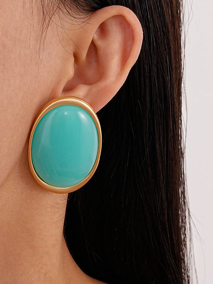 Boucles d'oreilles pendantes géométriques