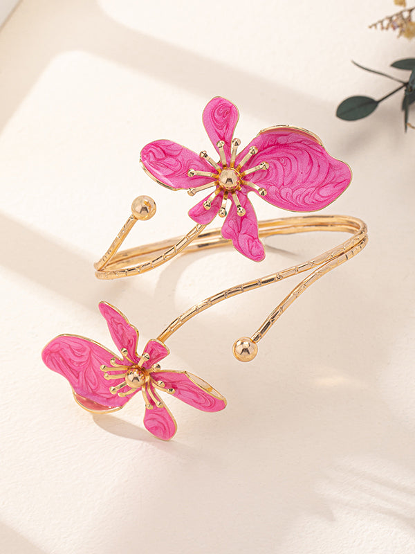 Bracelet réglable en forme de fleur
