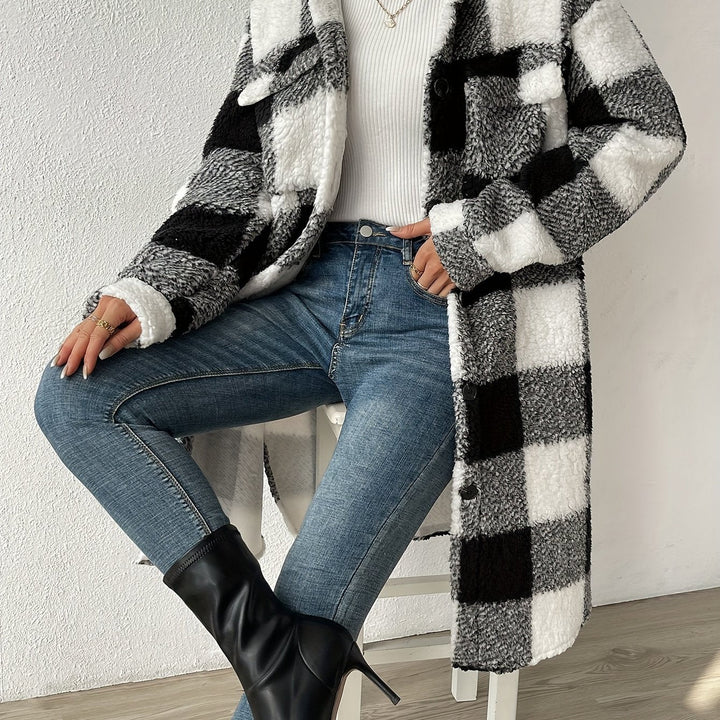 Manteau Teddy Femme En Taille Surdimensionnée | Chaud