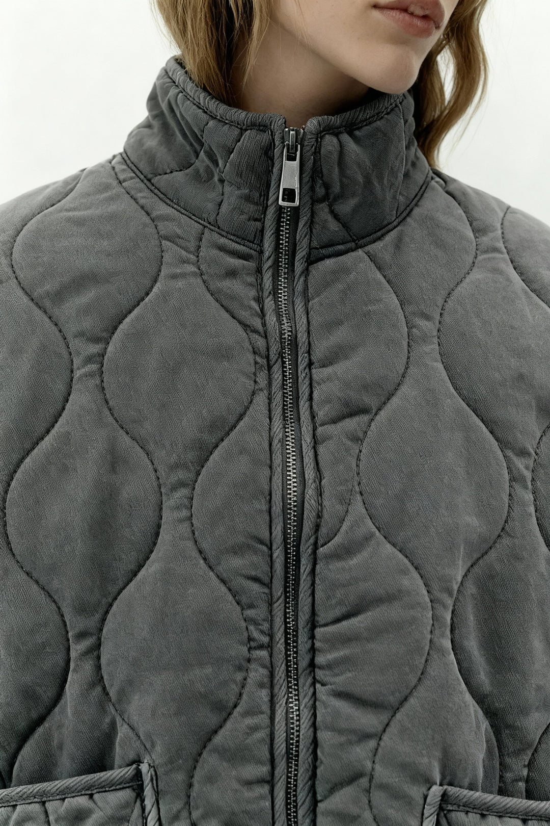 Kyrie | Veste Matelassée Femme Avec Col Haut