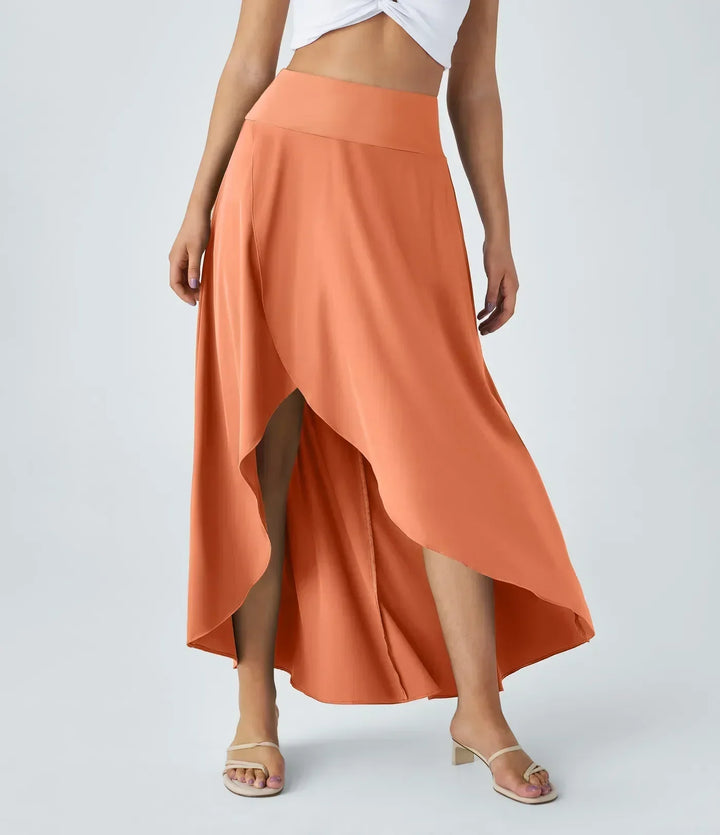 Jupe maxi Natalia avec fente - Élégance stylée et confort.