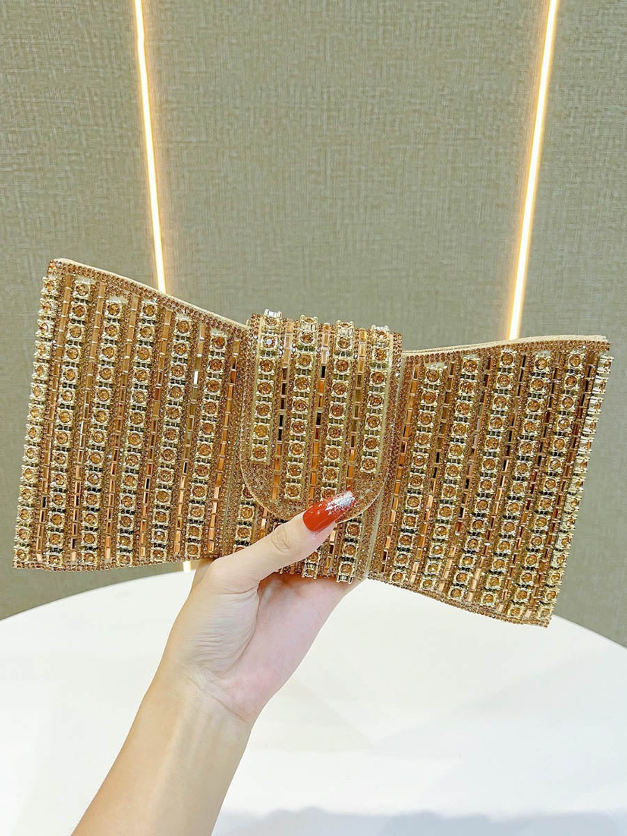 Sac à main à chaîne, à strass