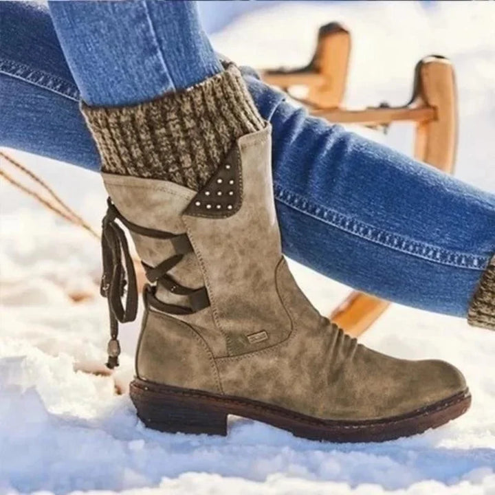 Bottines d'hiver pour femmes | Lacets
