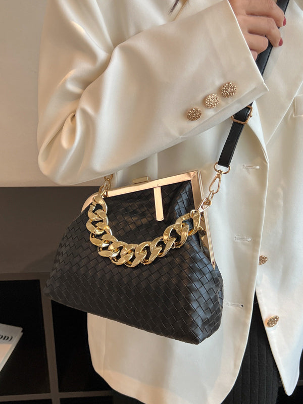 Sac à main géométrique à chaîne