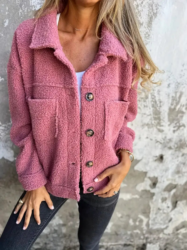 Manteau Teddy d'Hiver pour Femmes | Manches Longues