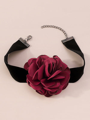 Collier en forme de fleur