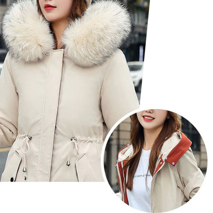 Frostra™ - Veste d'hiver pour femmes avec capuche et col doux