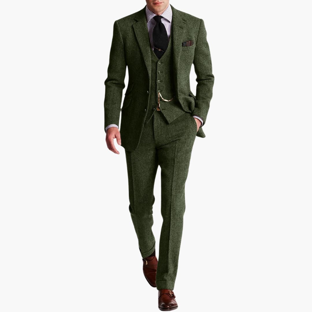 Costume de invité de mariage - style élégant pour hommes avec gilet