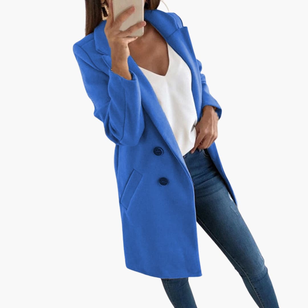Manteau à fermeture éclair pour femmes