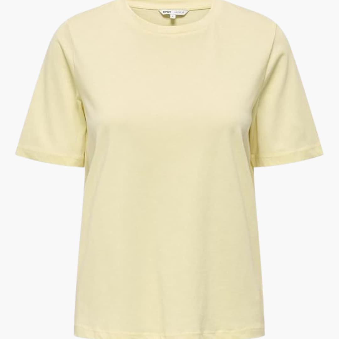 T-shirt pour femmes avec col rond et manches courtes