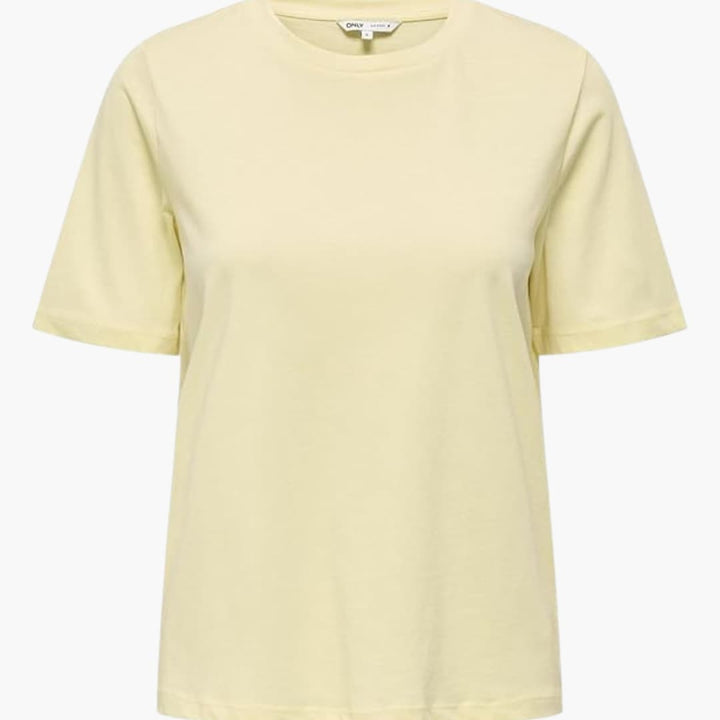 T-shirt pour femmes avec col rond et manches courtes