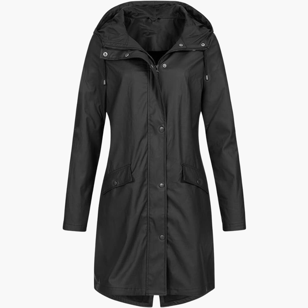 Parka à capuche avec poches pour femmes
