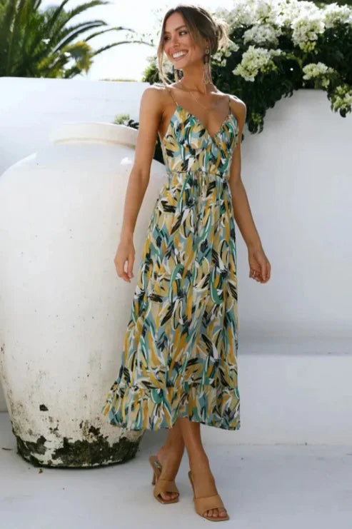 WALTRAUD - ROBE MAXI AVEC DES BRETELLES FINES