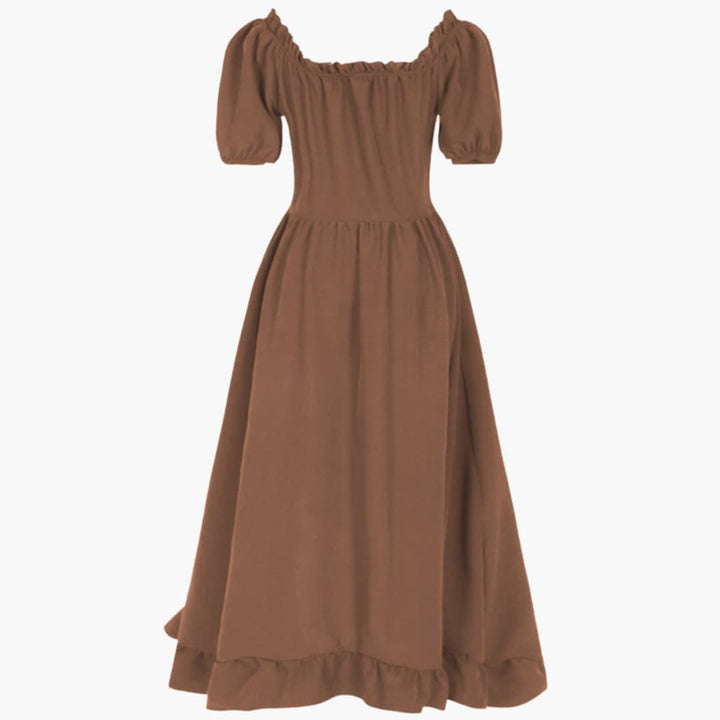Robe Dirndl Oktoberfest 2025 avec volants pour femmes