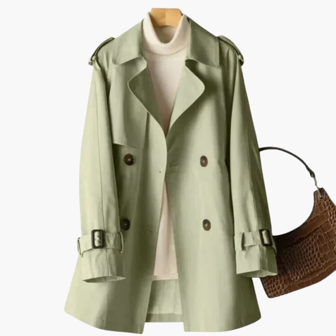 Trench-coat double boutonnage pour femmes