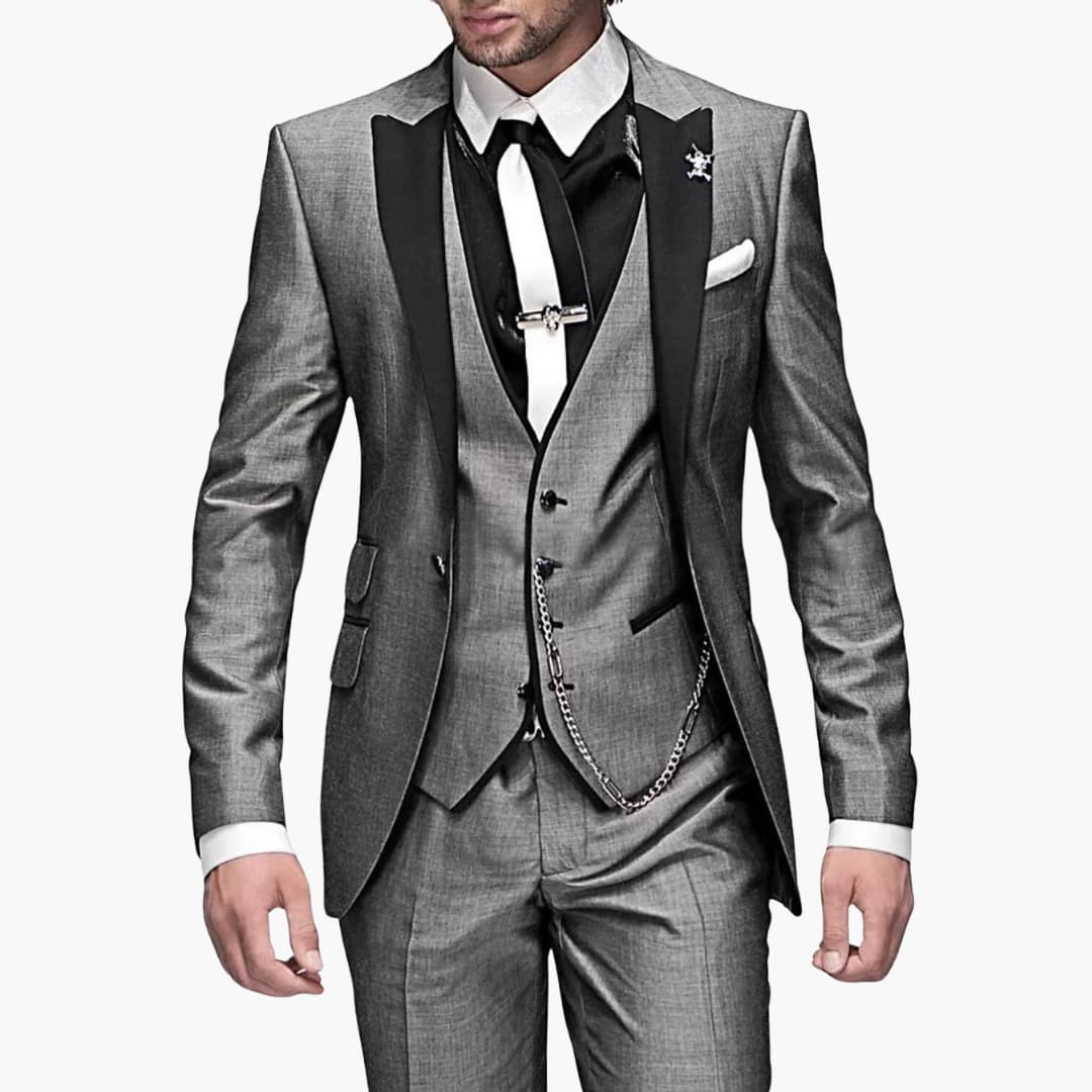 Costume classique pour invité de mariage - pour hommes dans un style luxueux