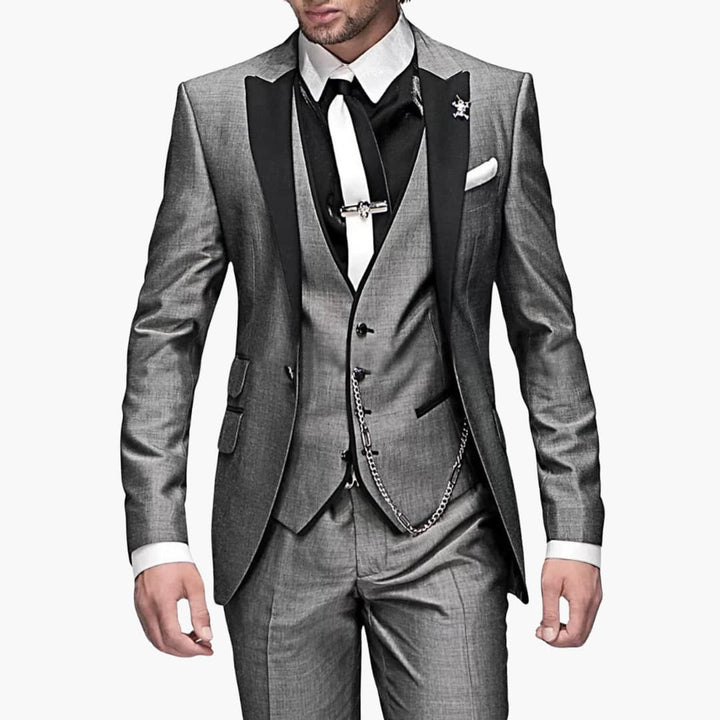 Costume classique pour invité de mariage - pour hommes dans un style luxueux