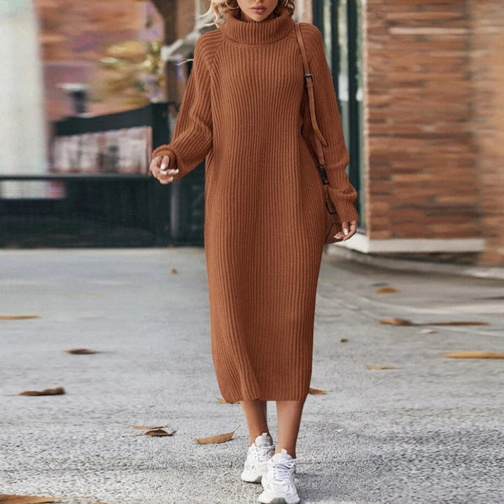 Dina | Robe tricotée longue pour femmes moderne et élégante