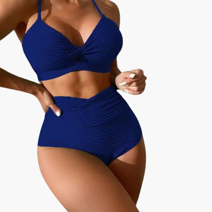 Ensemble de Bikini - Deux pièces pour femmes avec taille haute et style