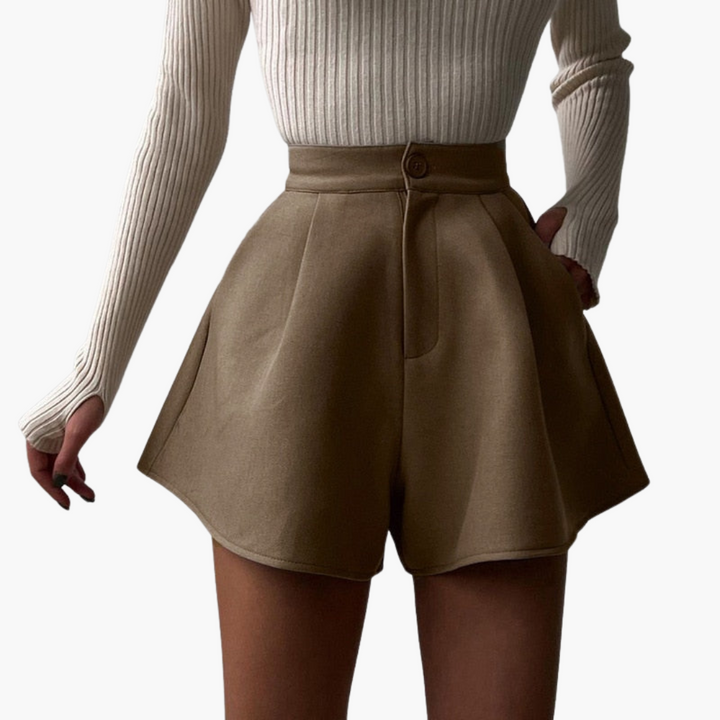 Shorts plissés à coupe large - Chic d'été pour femmes