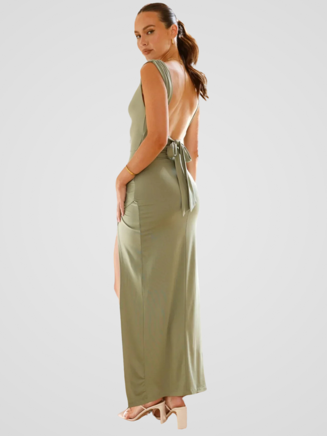 ROBE MAXI VERDE VIBE
