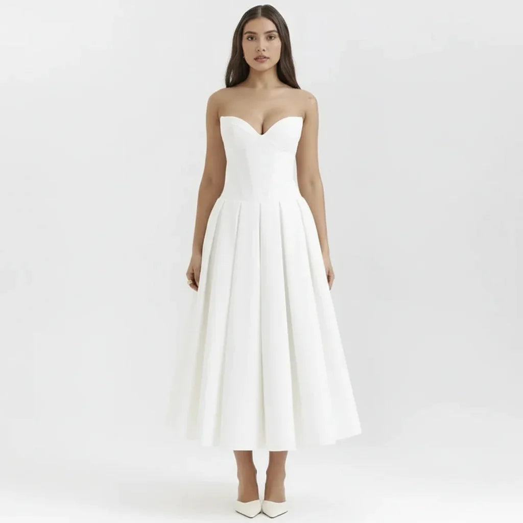 Larissa | Robe Midi Corset Femme pour Occasions Spéciales – Corset Midi Élégant 2026