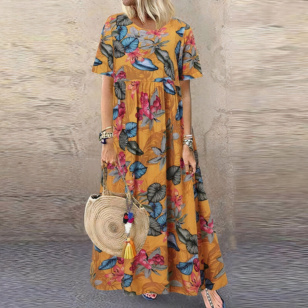 Bonnie - Robe maxi florale pour femmes